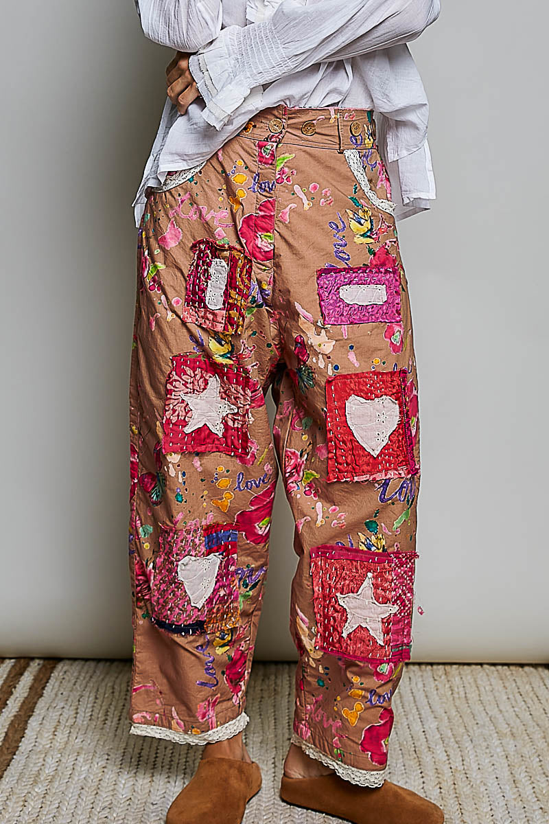 Petalpatch Hearts And Stars Pants