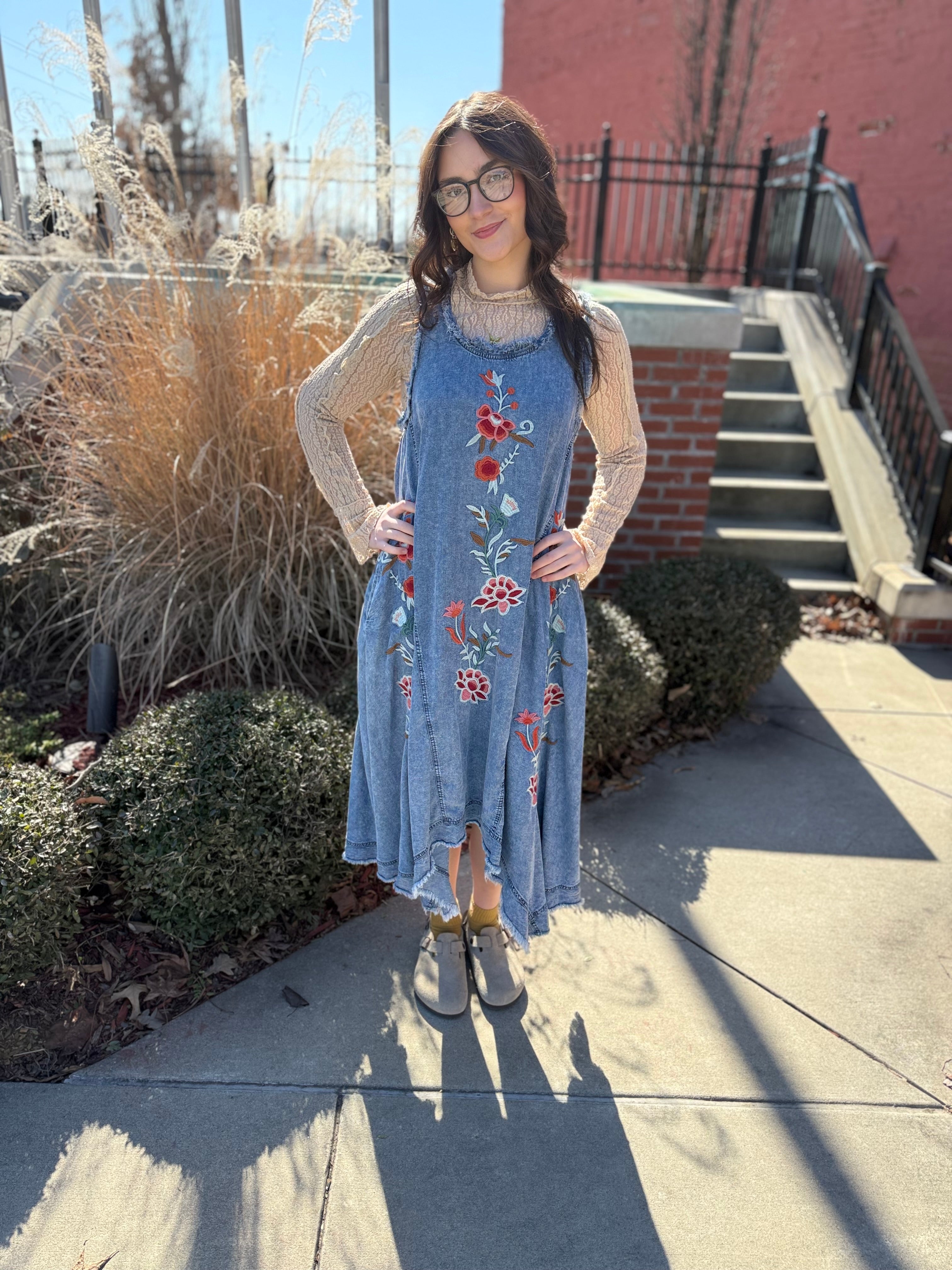 The Indigo Wildflower Dress