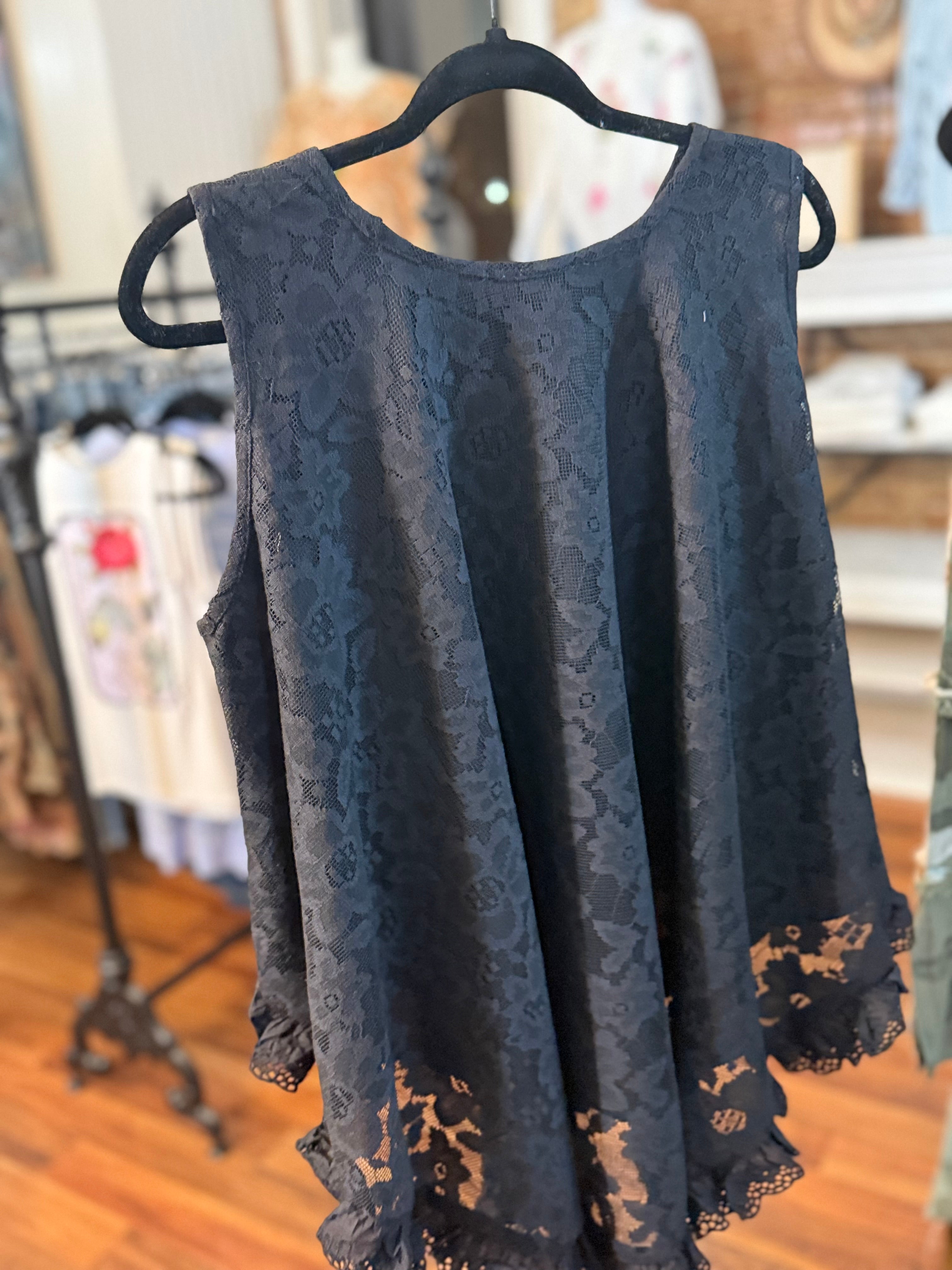 Grace Lace High-Low Tunic