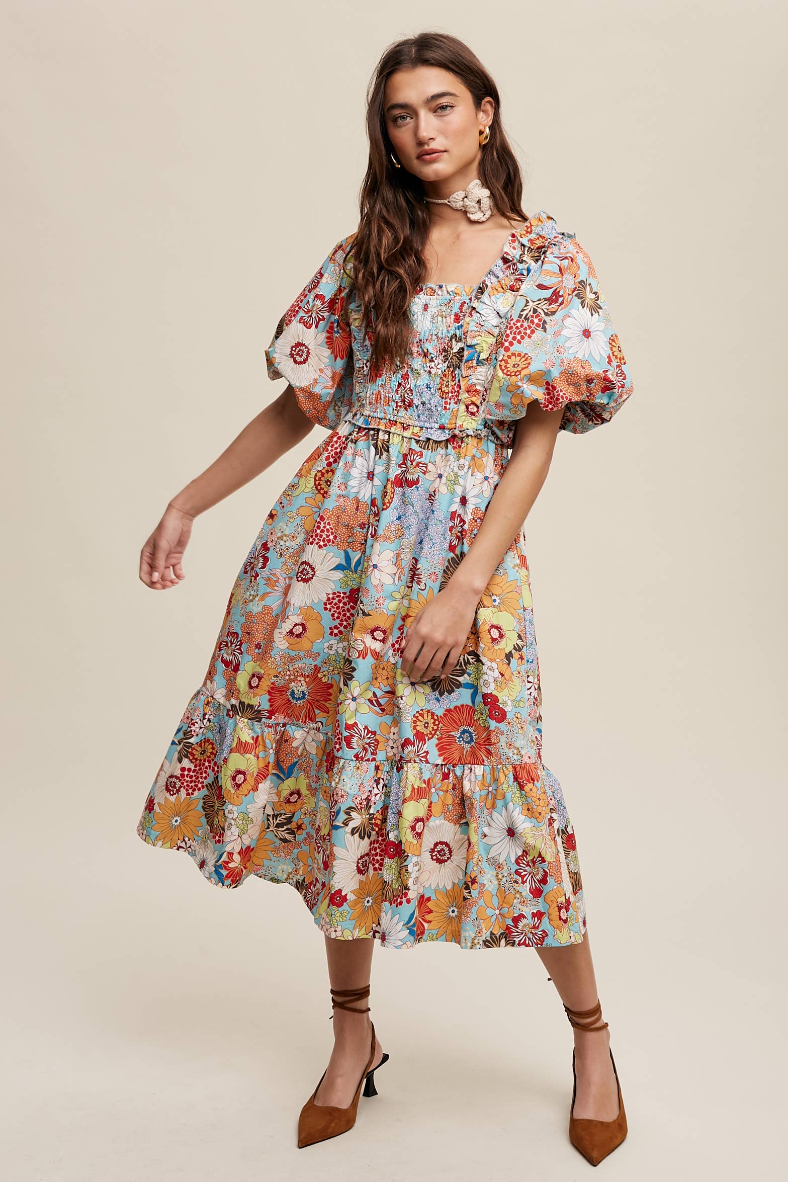 Forever Yours Vintage Flower Dress