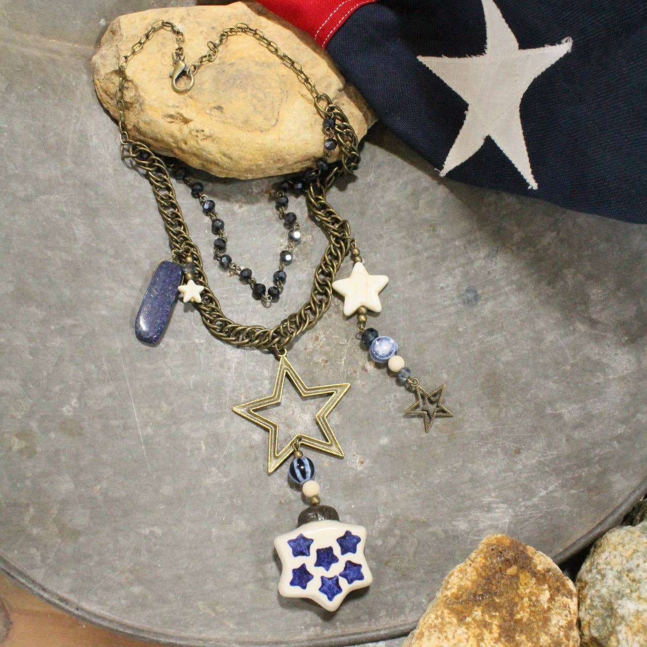 Stars In The Night Sky Charm'd Necklace