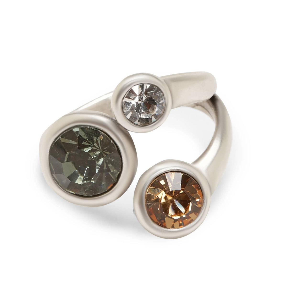 Twilight Trio Three-Stone Wrap Ring