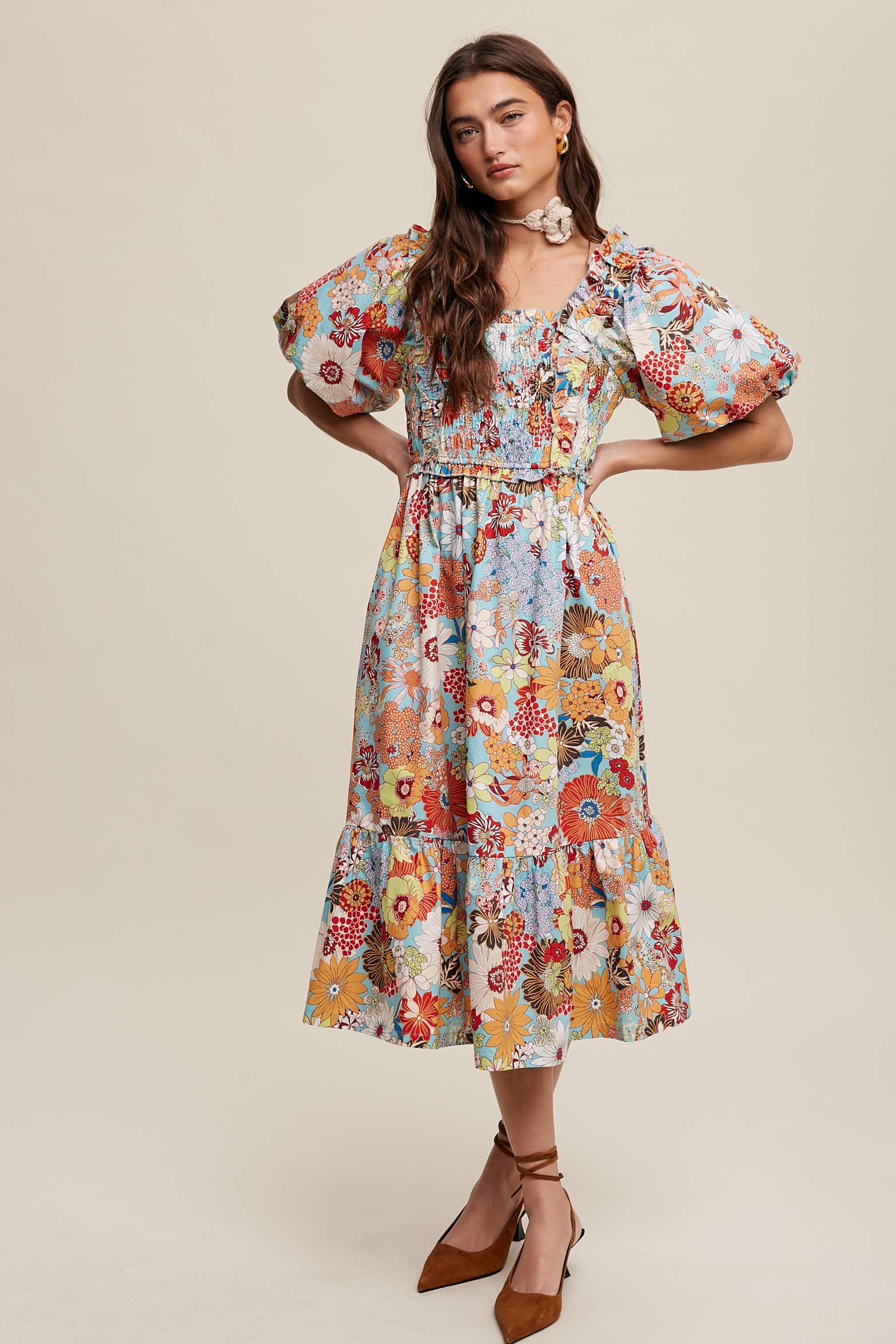 Forever Yours Vintage Flower Dress