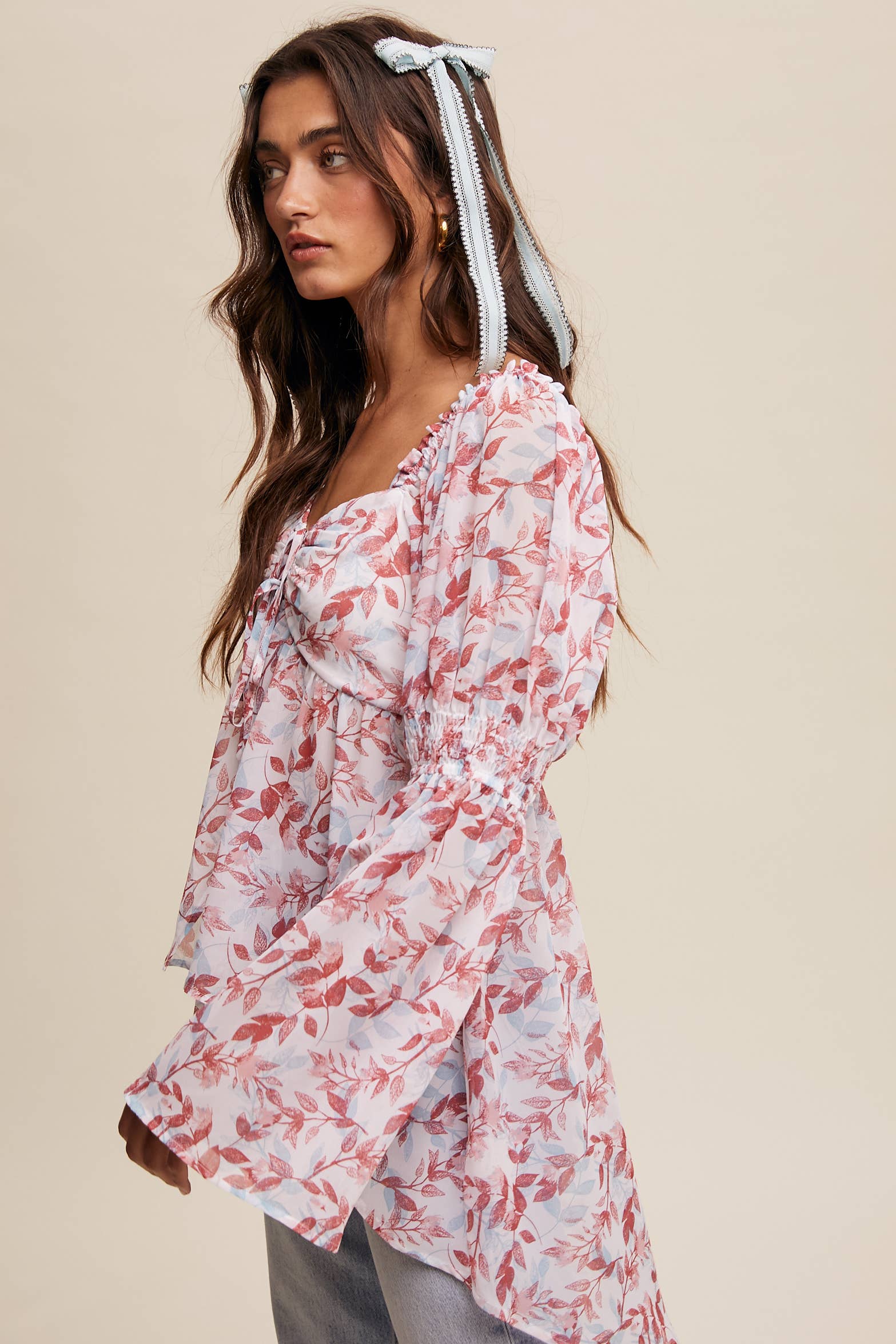 Lucy In the Sky Chiffon Top