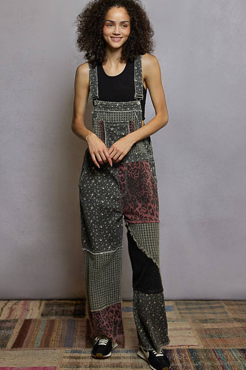 Urban Jungle Bloom Overalls