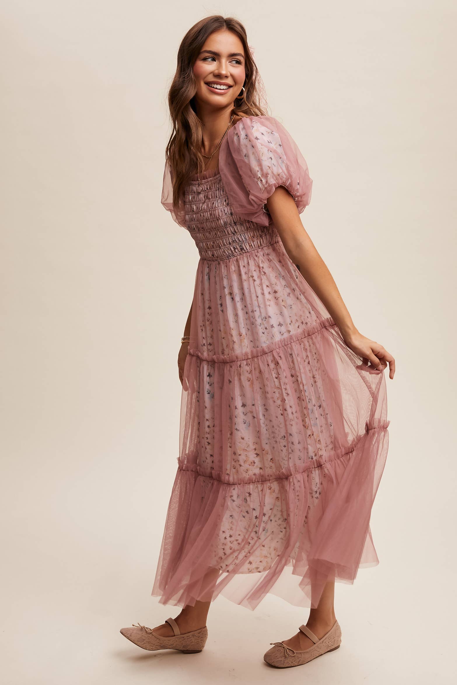 Hopeful Romantic Tiered Tulle Dress