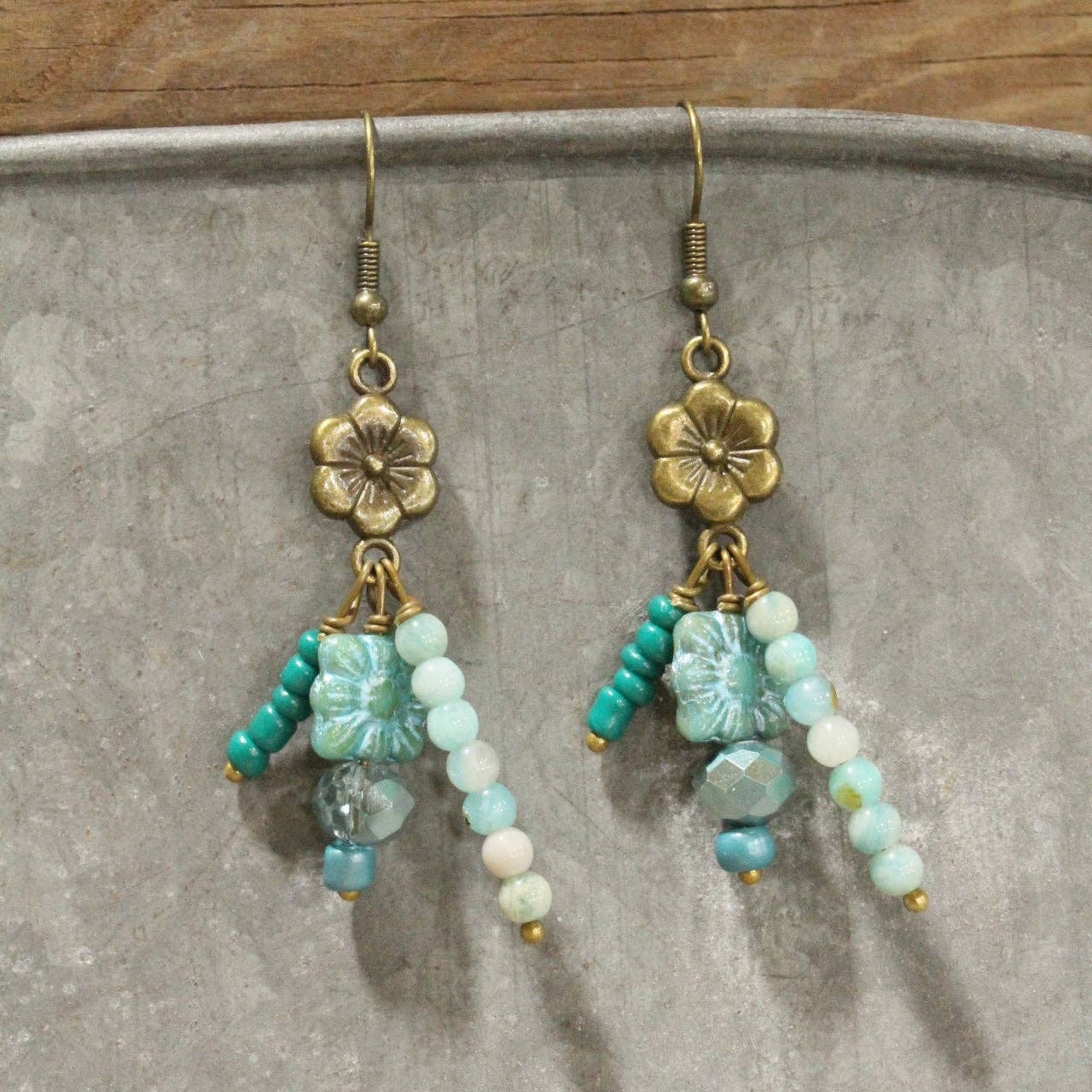 Smell The Spring Air Dangle Drop Earrings