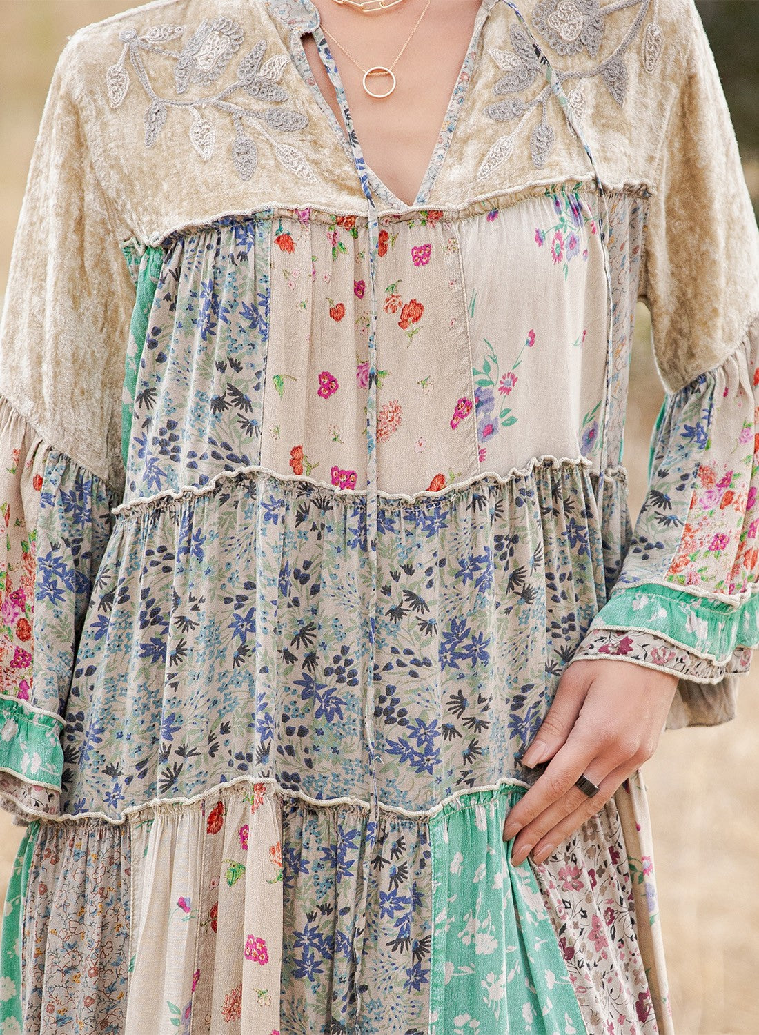 Golden Hour Jhabla Maxi Dress