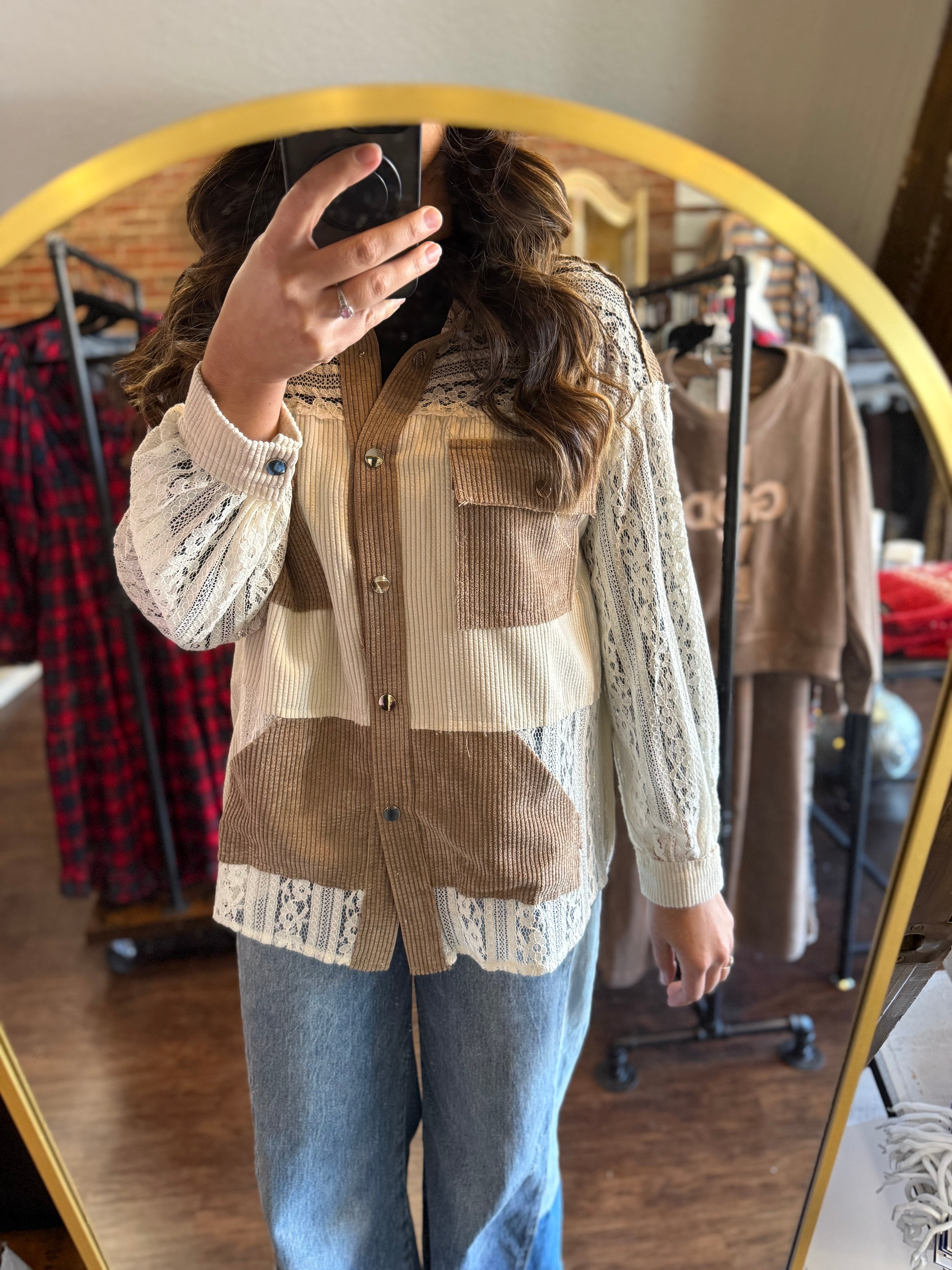 Golden Hour Lace Shacket