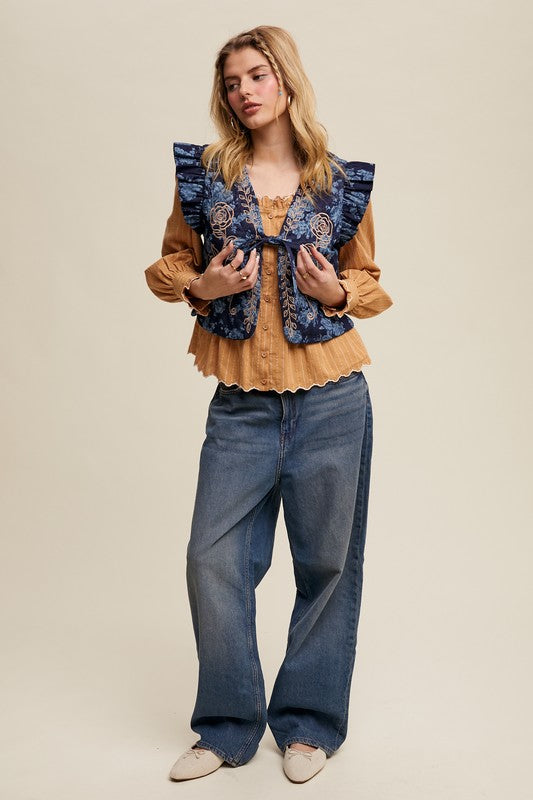 Hello Dolly Tie Vest