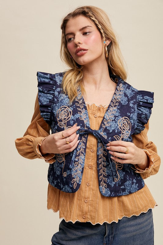 Hello Dolly Tie Vest
