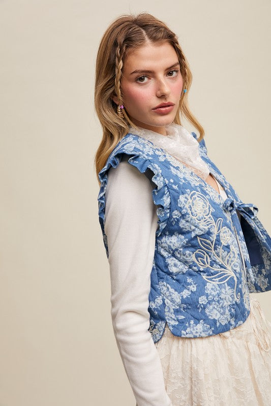 Hello Dolly Tie Vest
