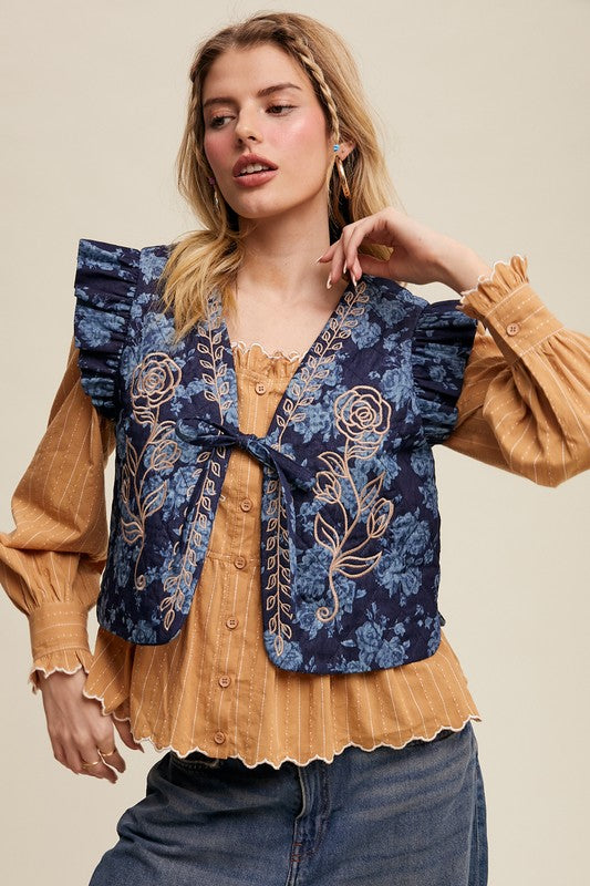 Hello Dolly Tie Vest