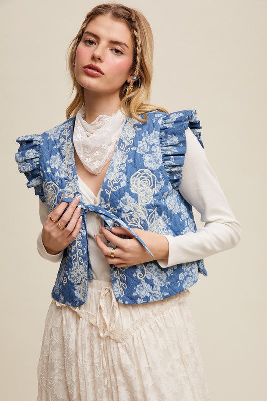 Hello Dolly Tie Vest