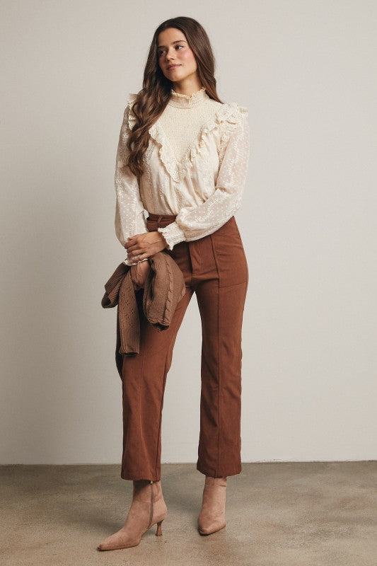 Timeless Grace Ruffle Blouse