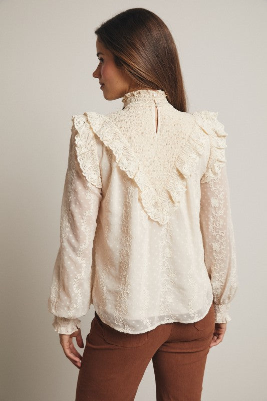 Timeless Grace Ruffle Blouse
