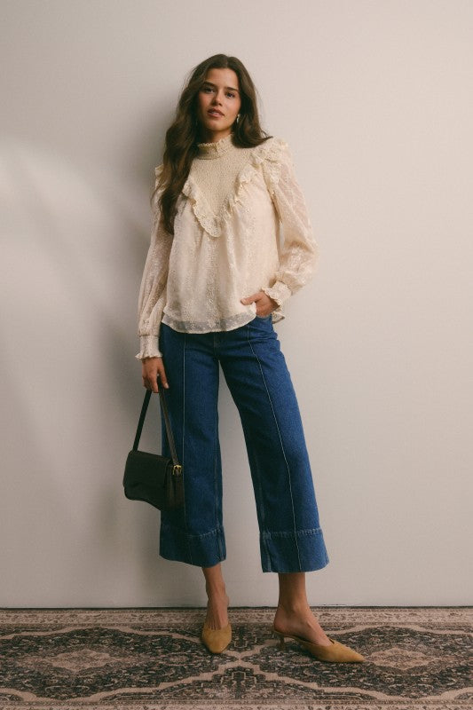 Timeless Grace Ruffle Blouse