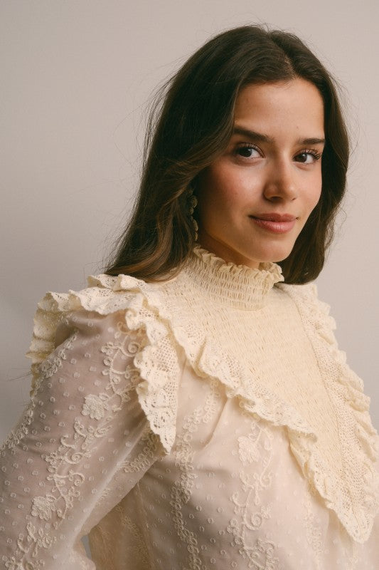 Timeless Grace Ruffle Blouse