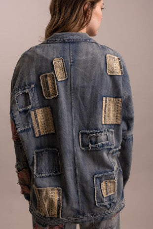 Artisan Patchwork Blazer Jacket