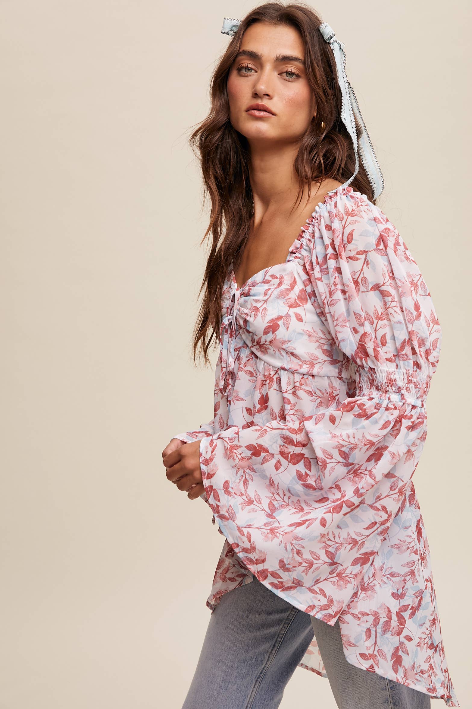 Lucy In the Sky Chiffon Top