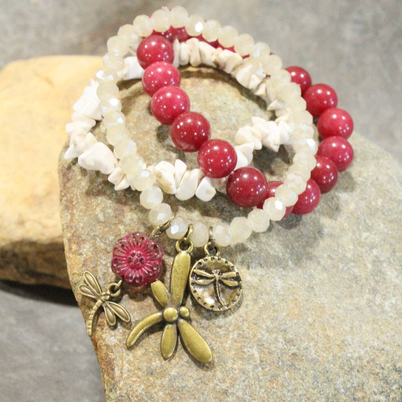 Enjoying The Sounds Of Summer Stretch Bracelet Set