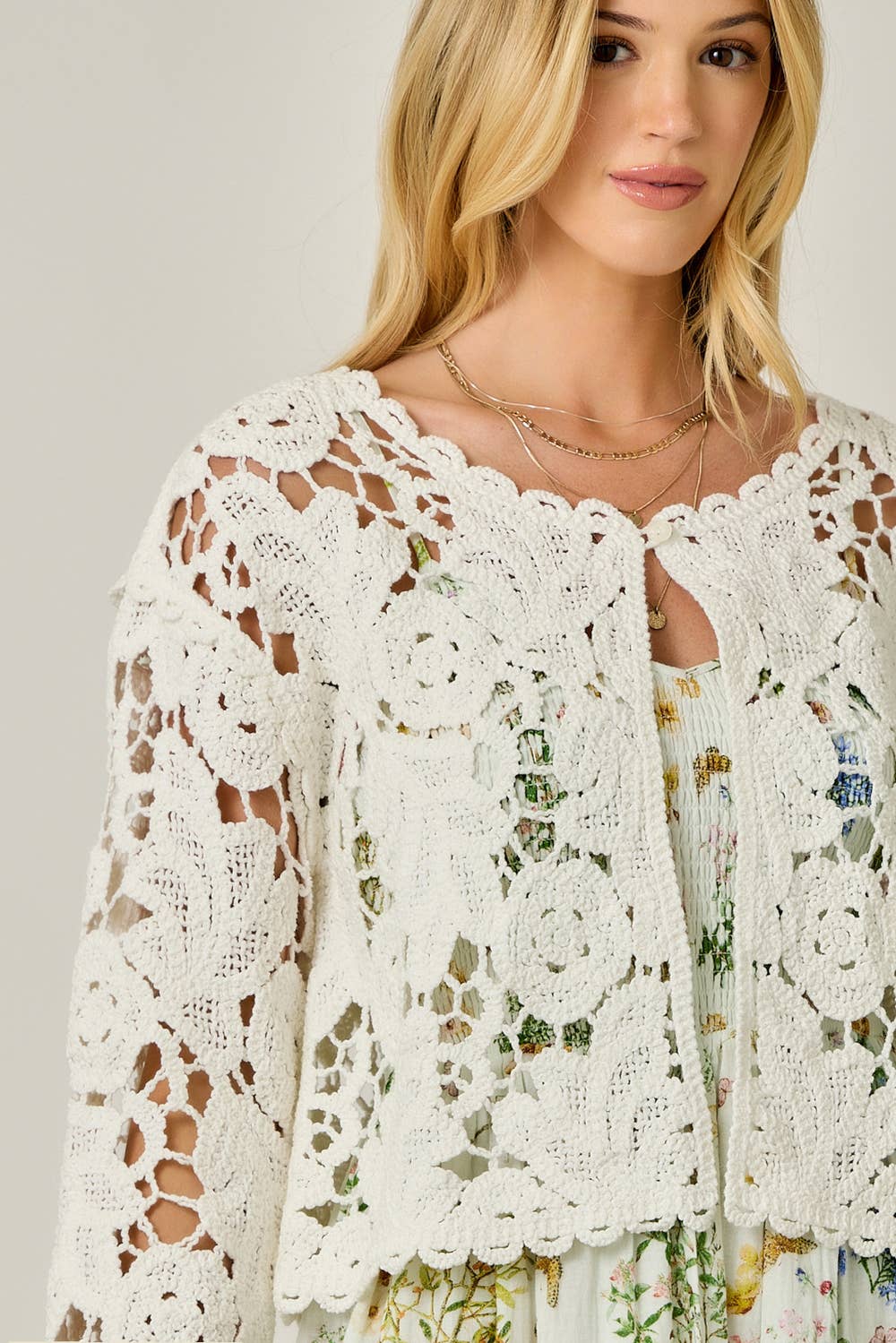 Alabaster Bloom Cardigan