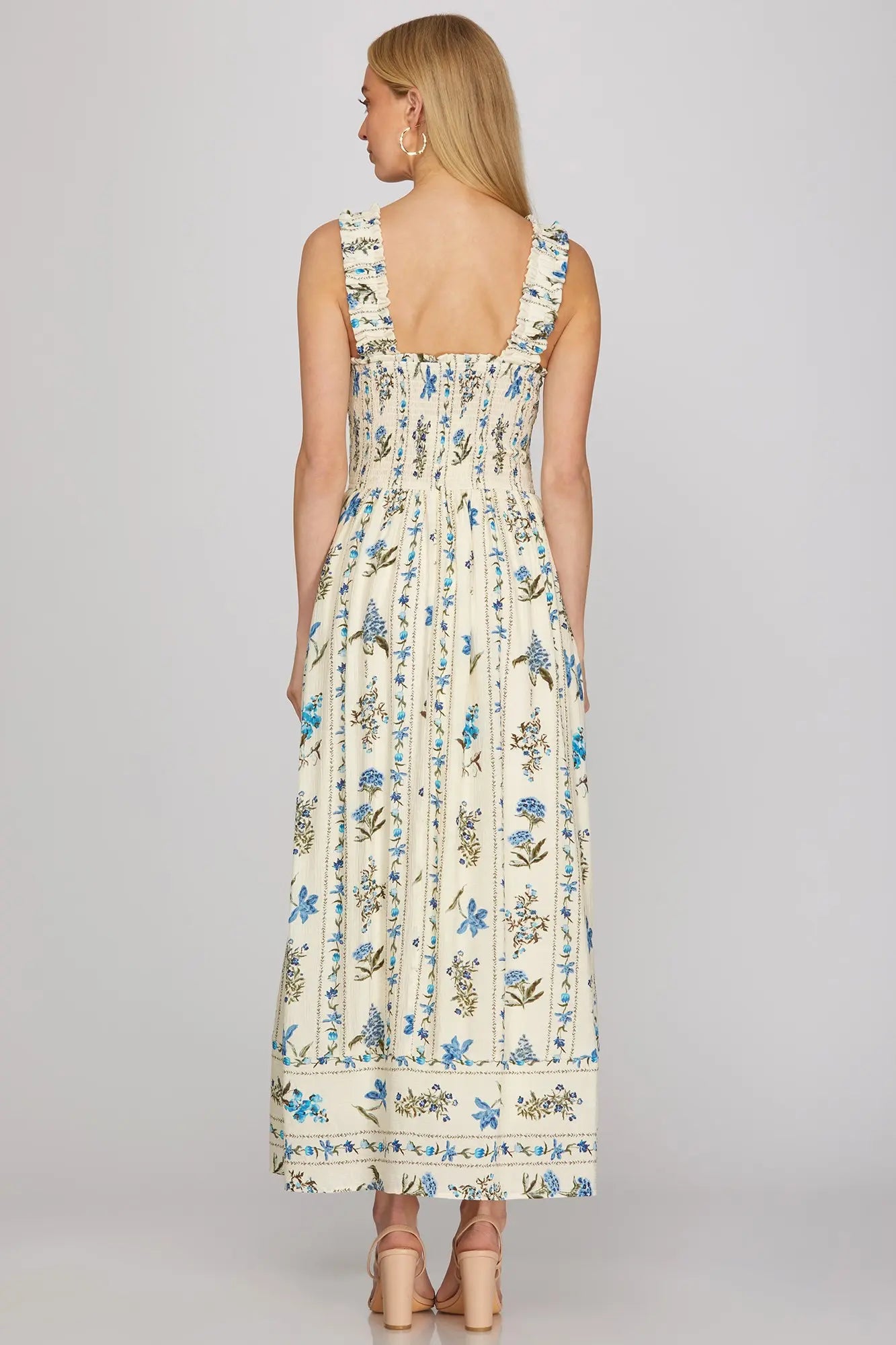 Audrey's Romantic Floral Dress