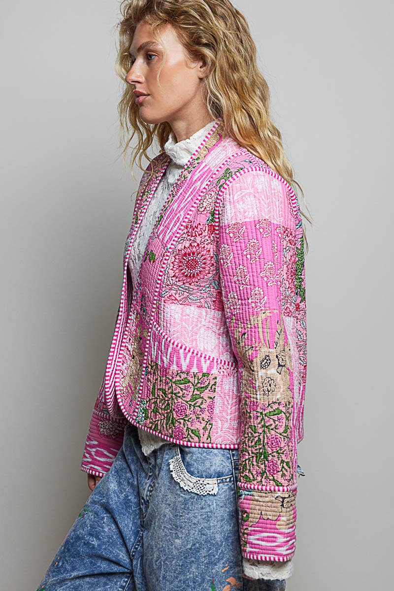 Josephine Quilted Kimono Jacket