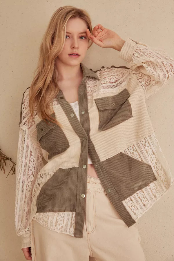 Golden Hour Lace Shacket