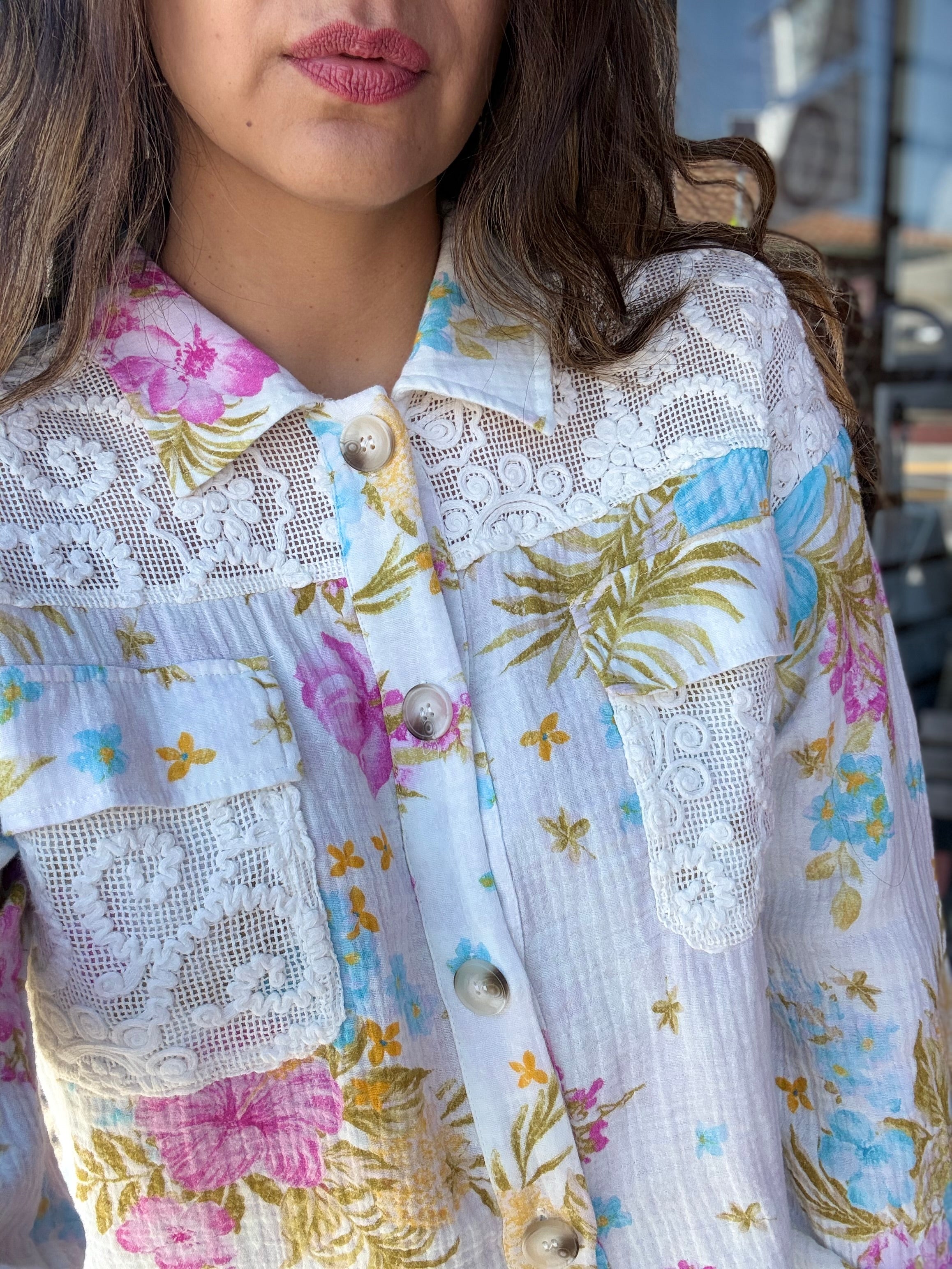 Dreams of Spring Floral Top