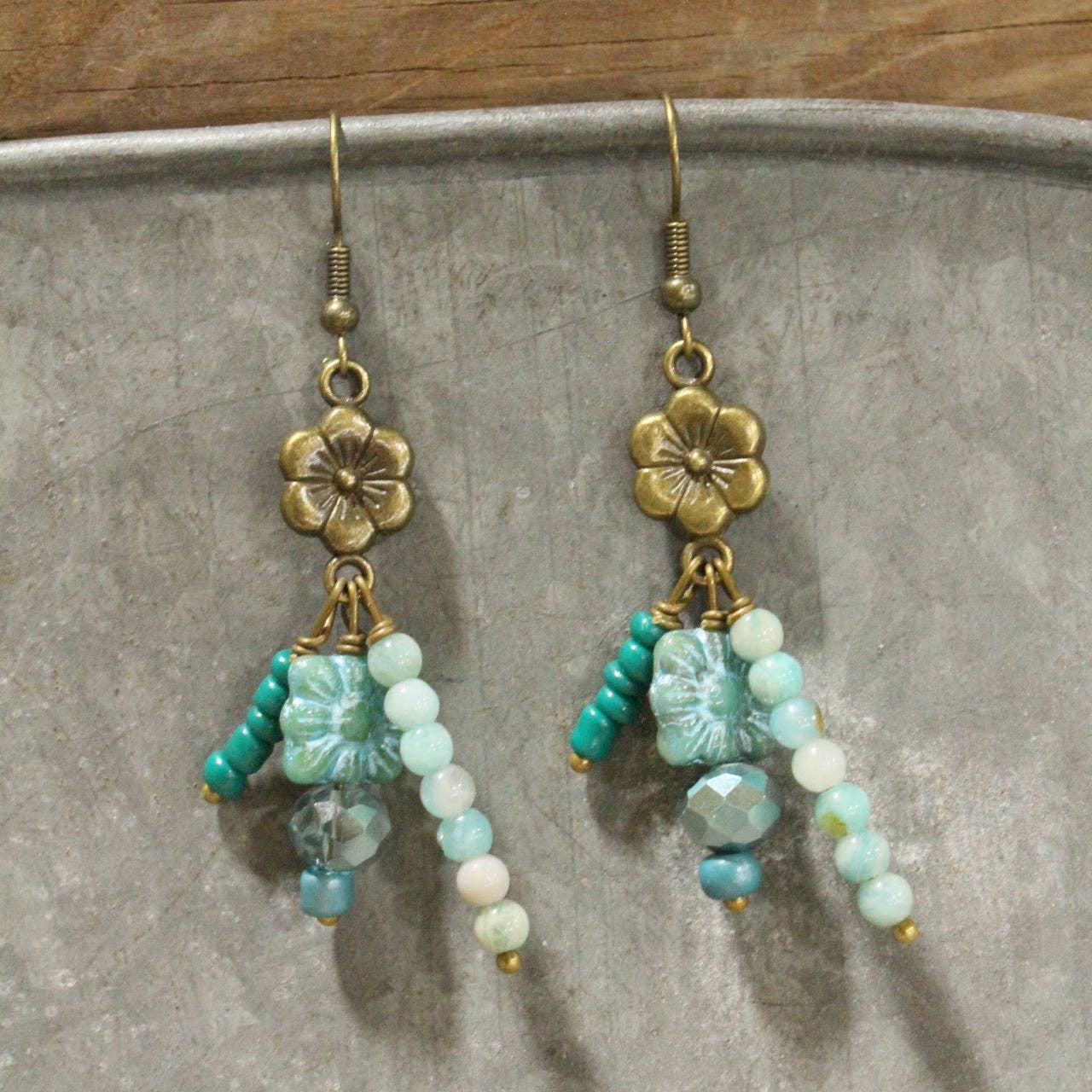 Smell The Spring Air Dangle Drop Earrings