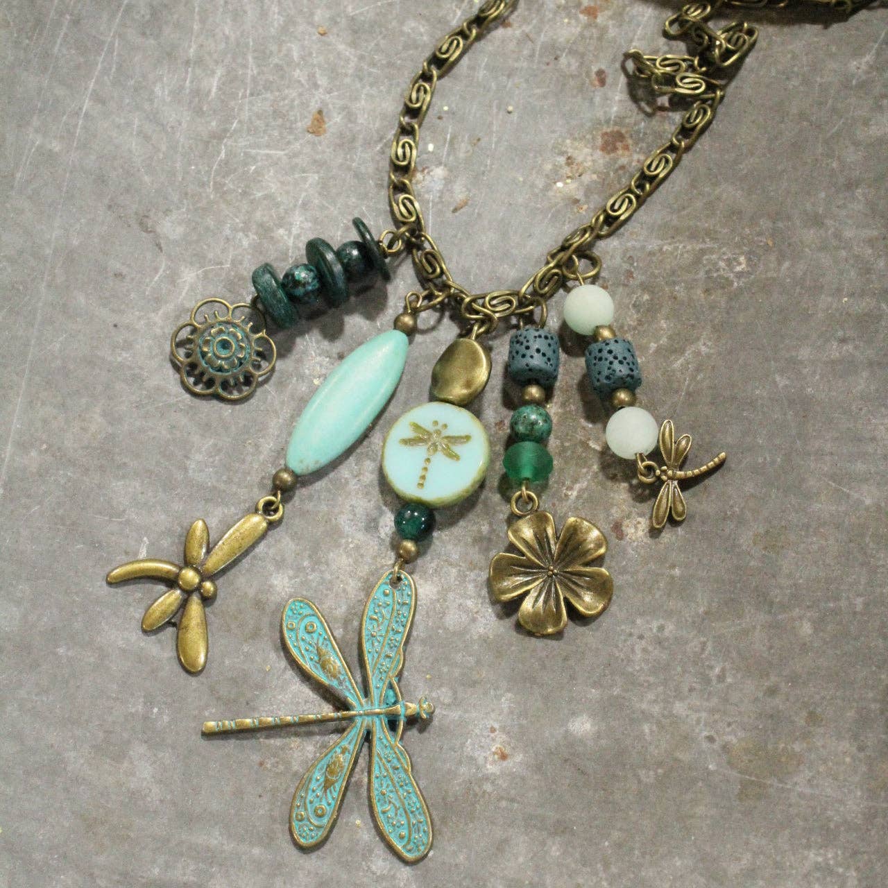 New Beginnings Dragonfly Charmers Necklace
