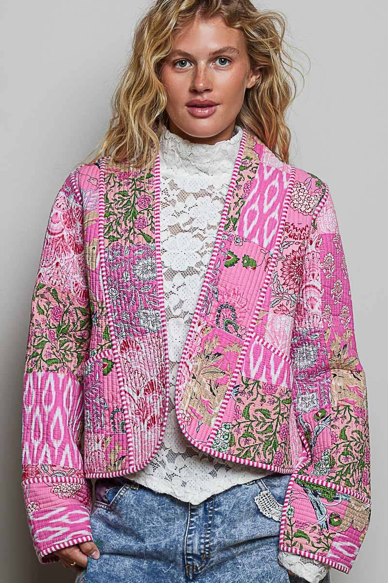 Josephine Quilted Kimono Jacket