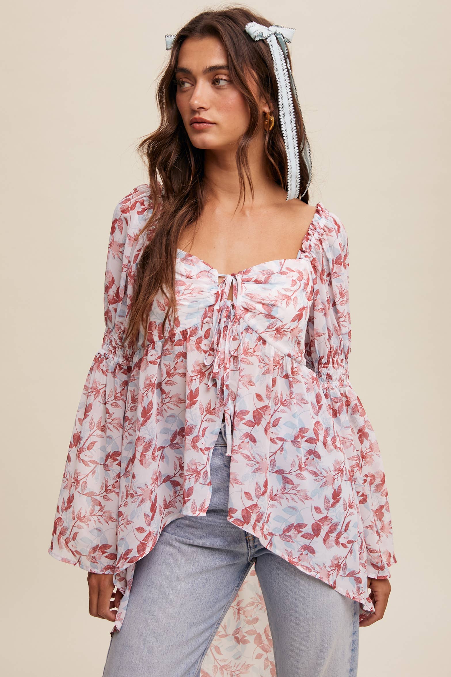 Lucy In the Sky Chiffon Top