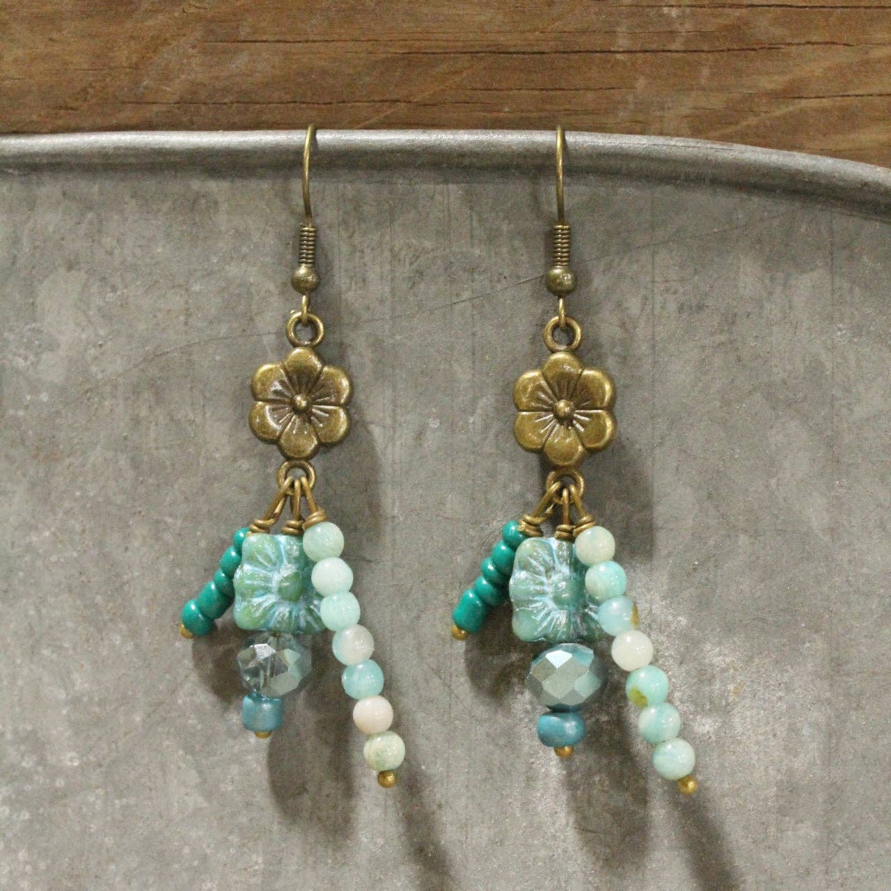 Smell The Spring Air Dangle Drop Earrings