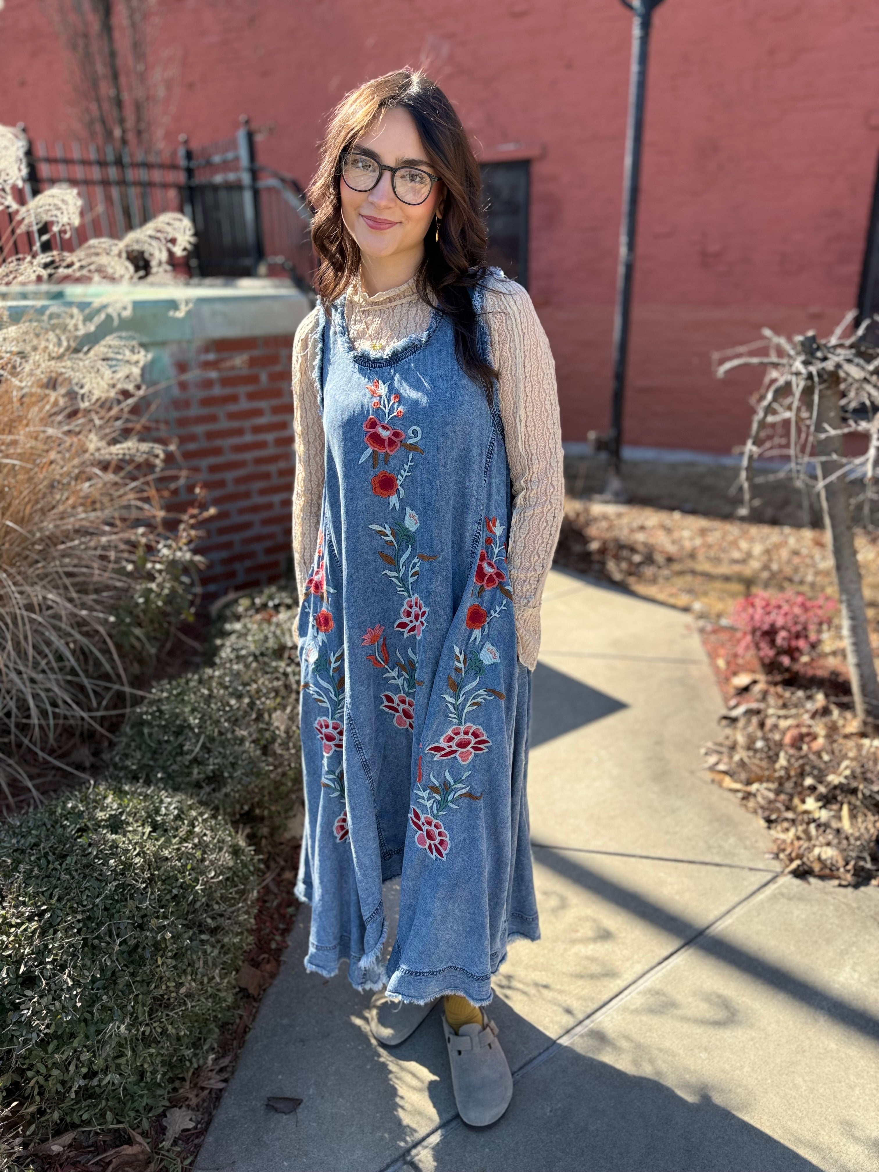 The Indigo Wildflower Dress