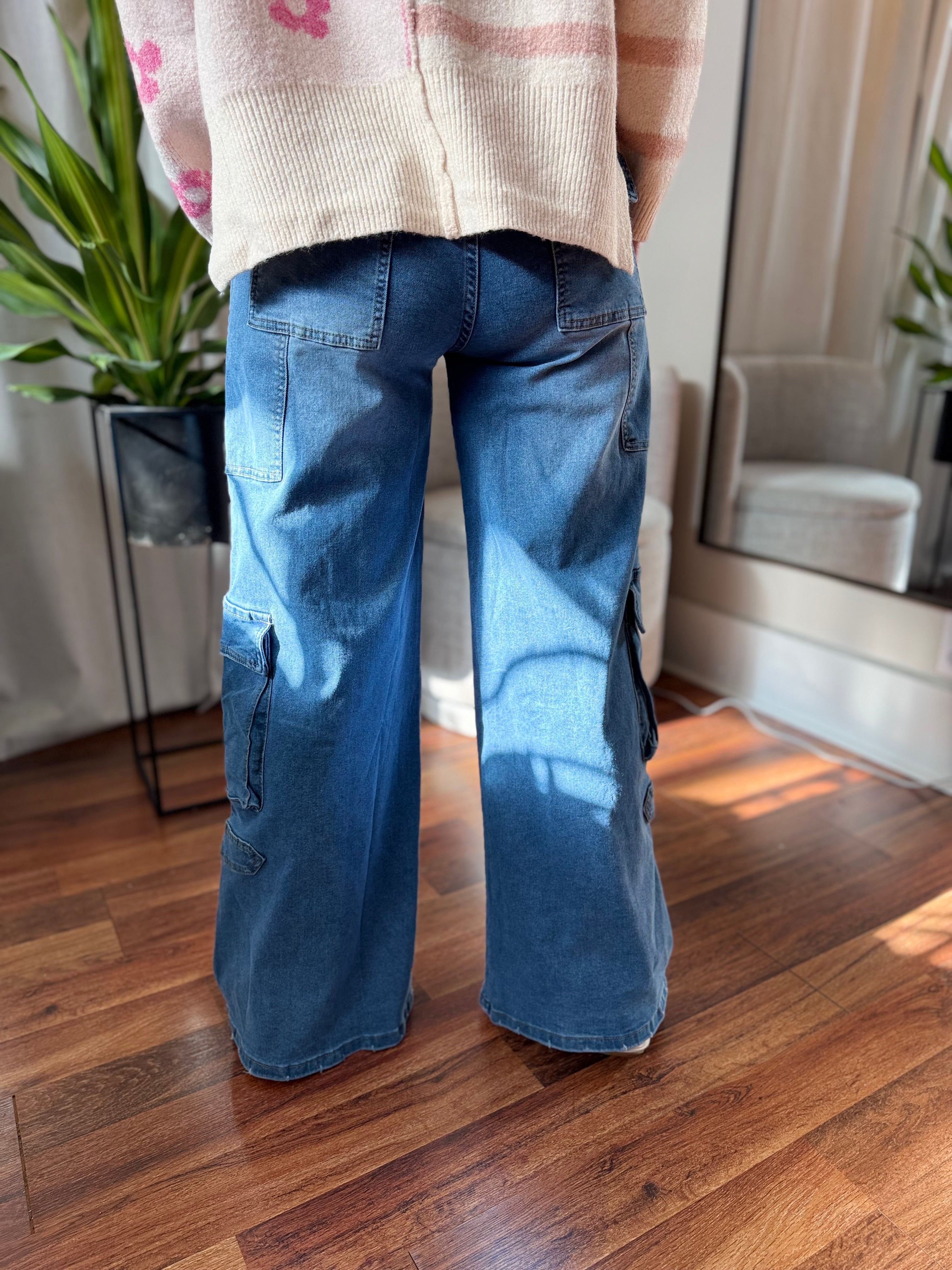 The Maverick Wide Leg Cargo Jean