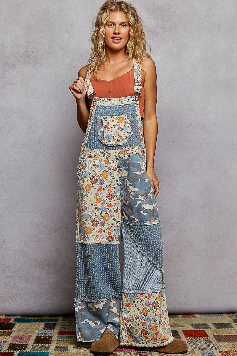 Urban Jungle Bloom Overalls