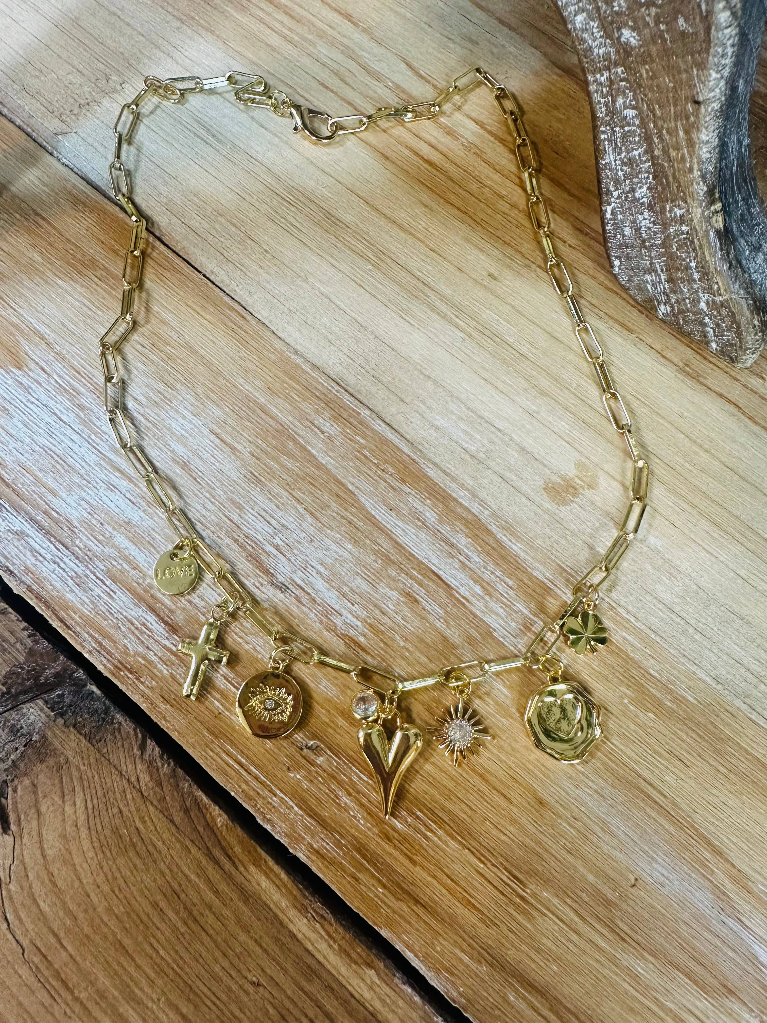 Heart of My Eye Necklace