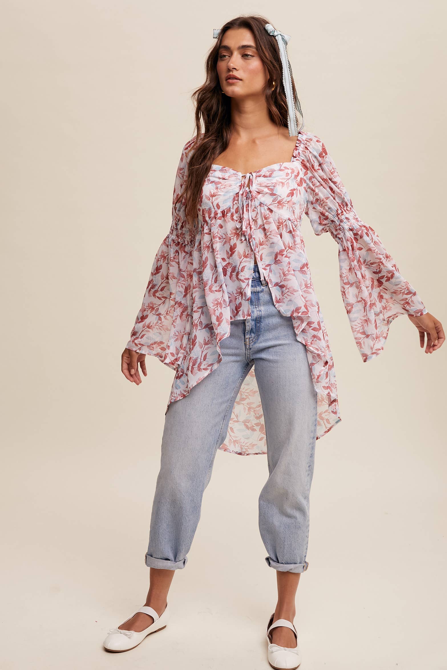 Lucy In the Sky Chiffon Top