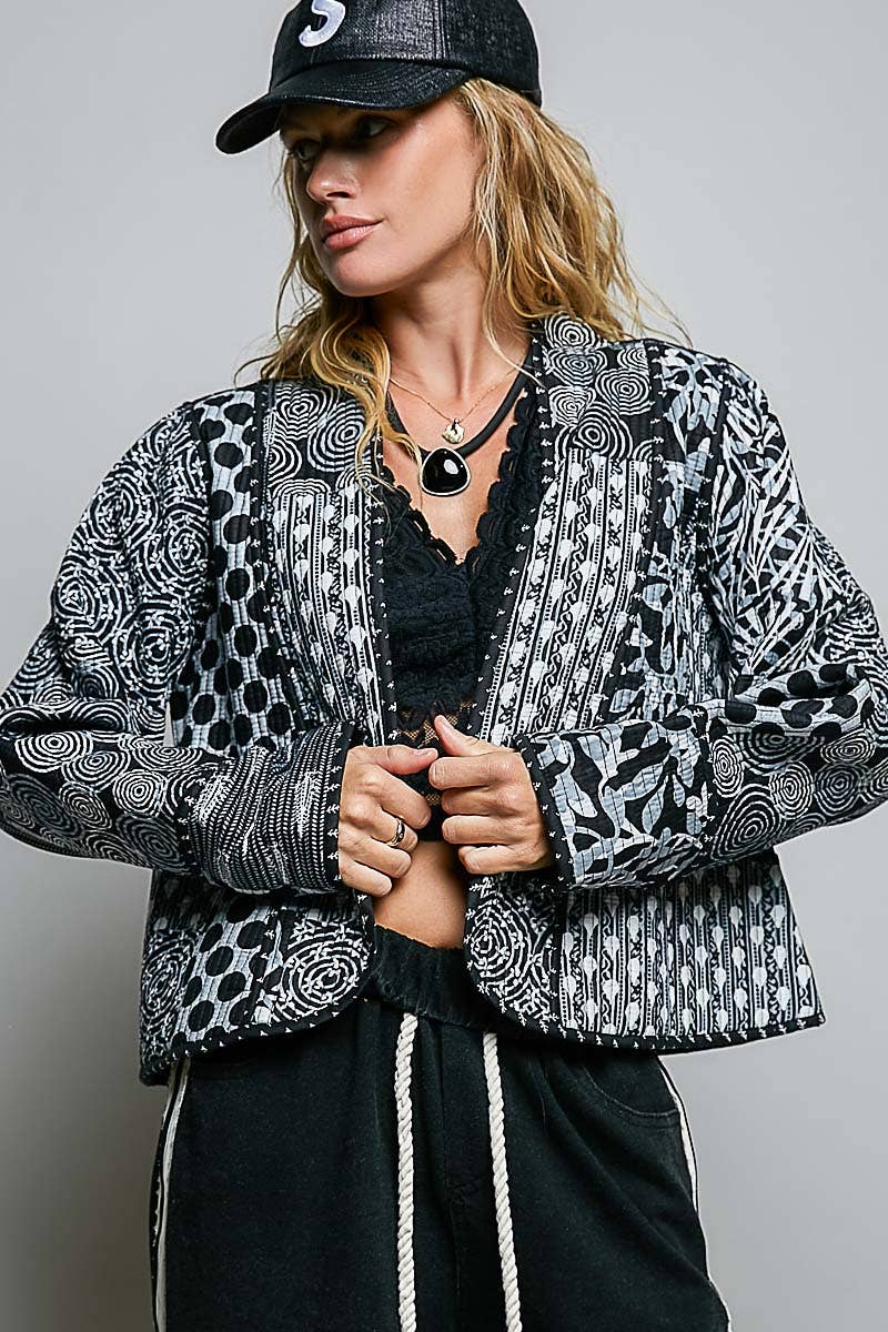 Josephine Quilted Kimono Jacket