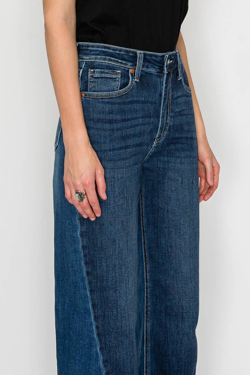 The Bridget jeans movement - structured flare silhouette with effortless drape and modern styling
