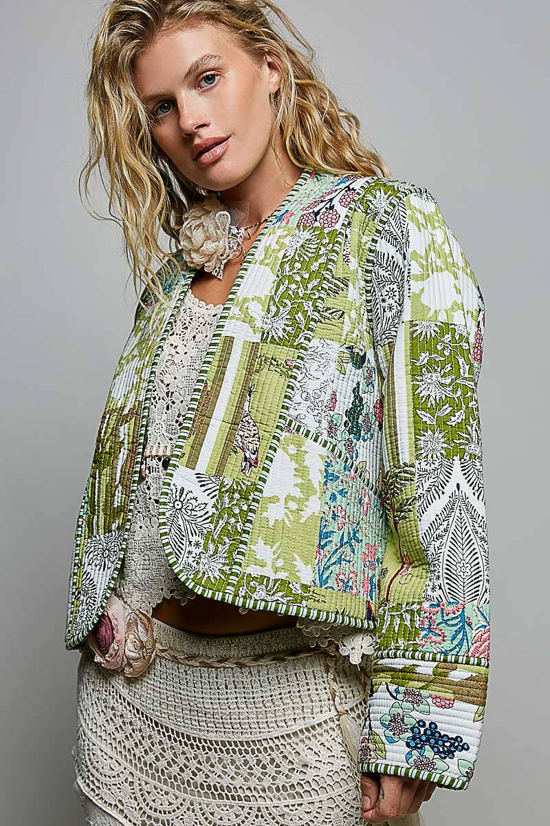 Josephine Quilted Kimono Jacket
