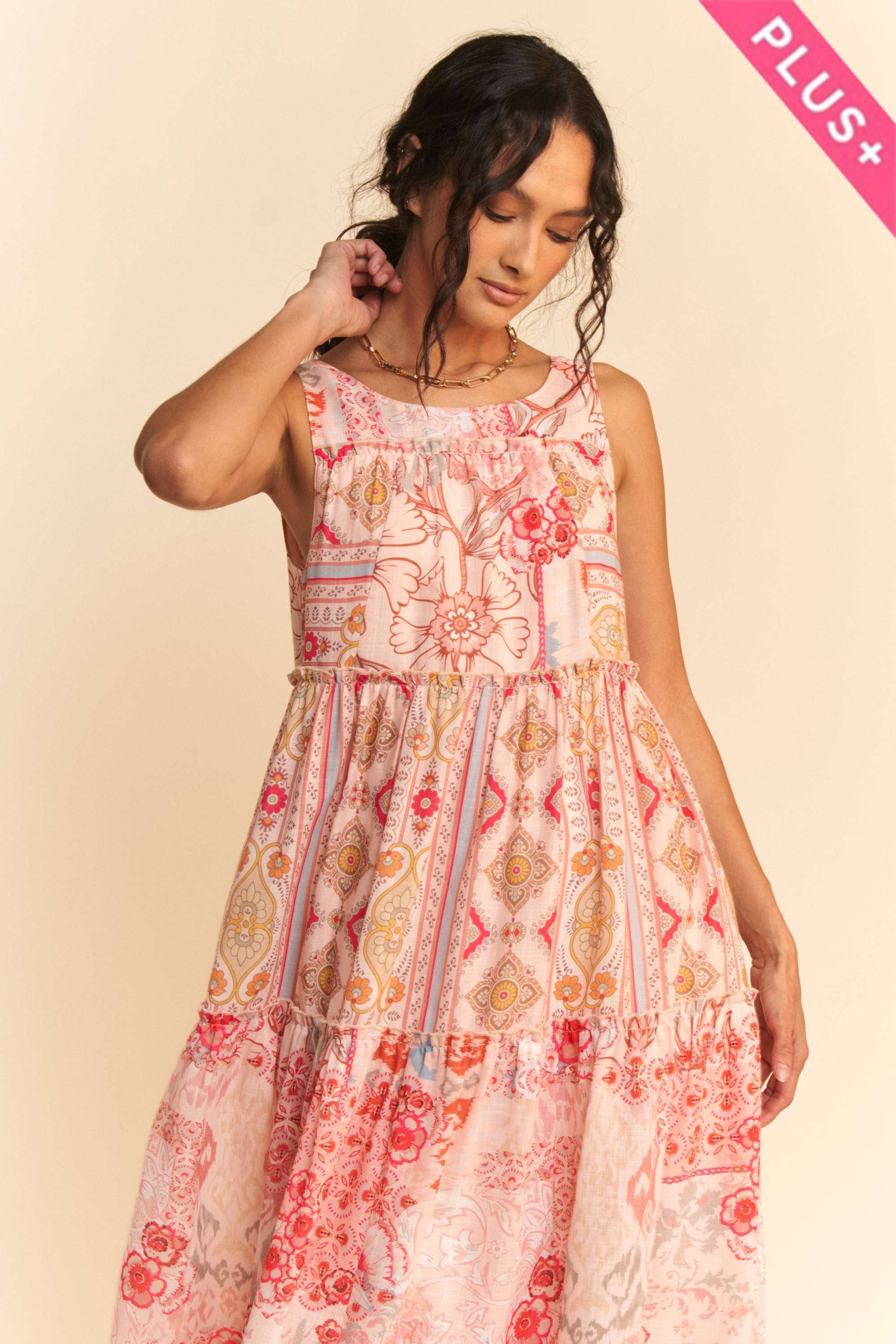 Suzy Q Tiered Maxi Dress