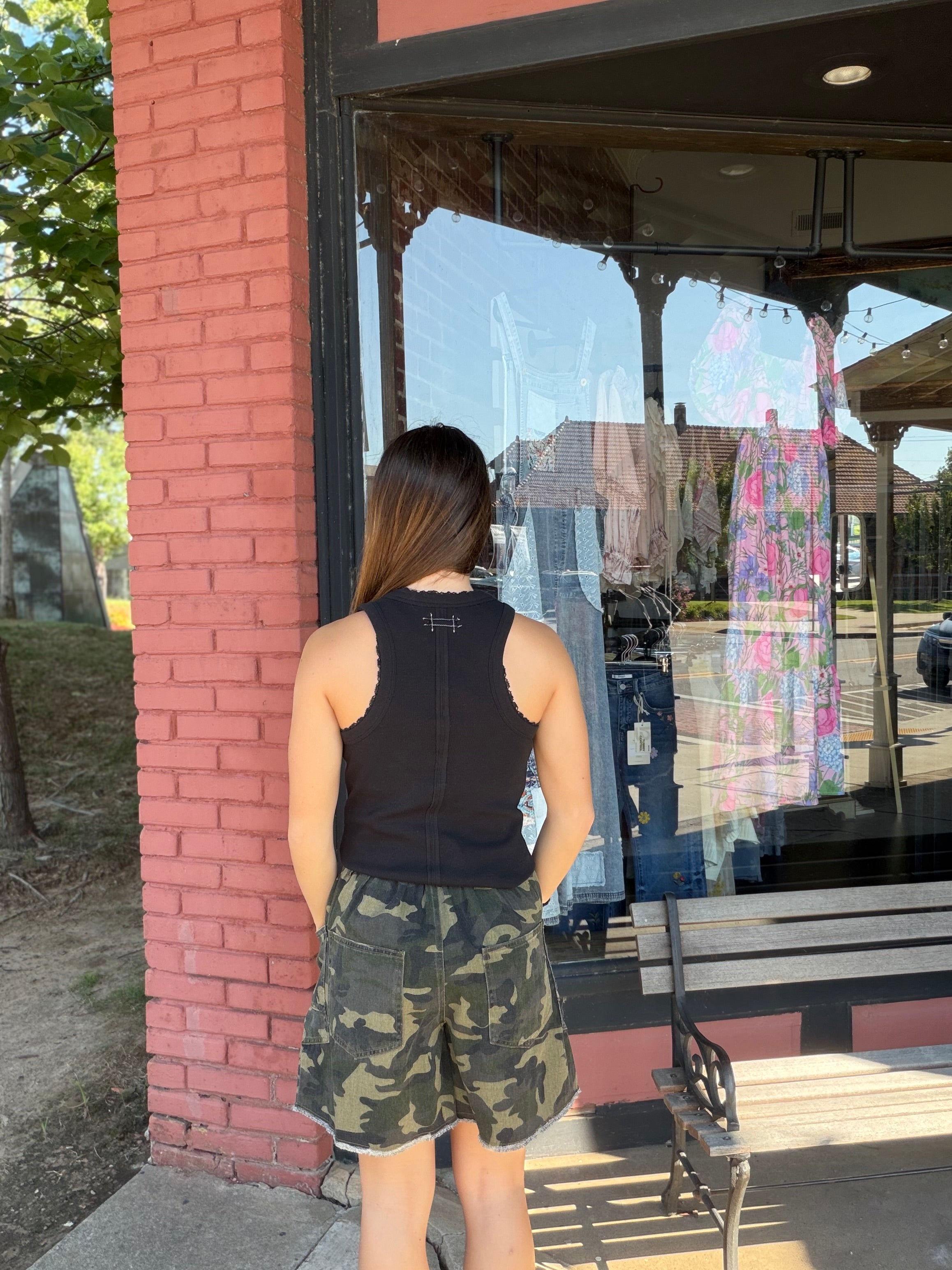 Camouflage Cargo Shorts