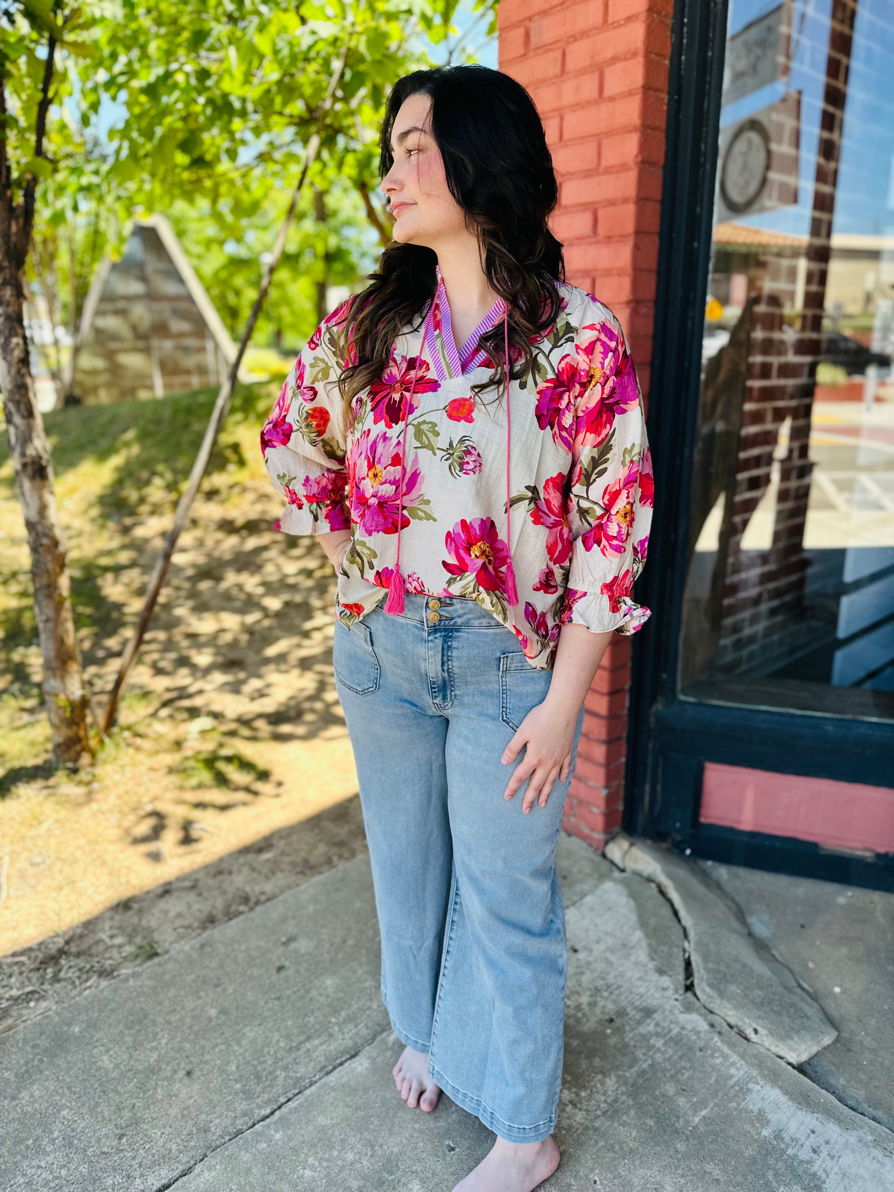 Melodie's Floral Blouse