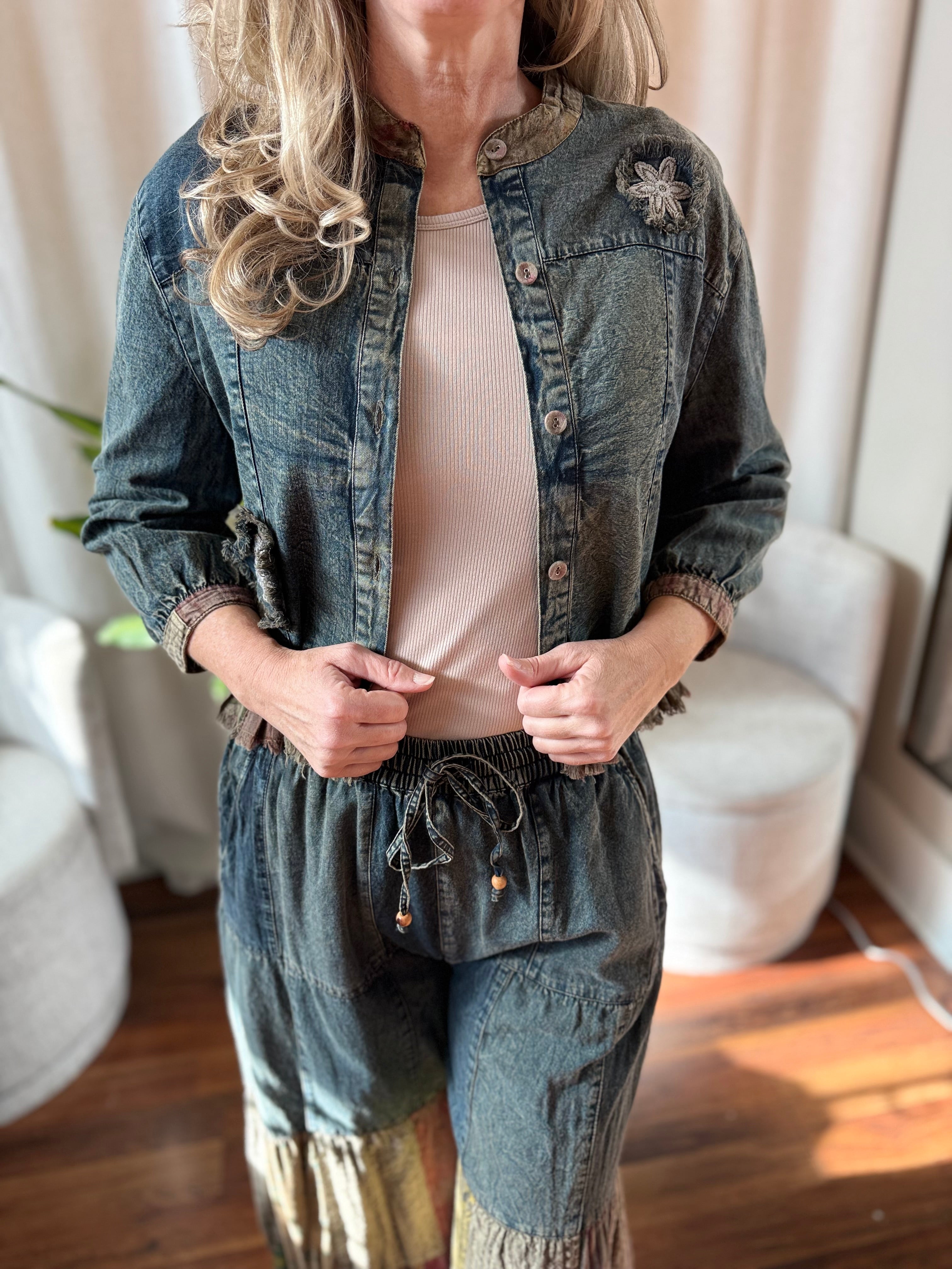 Dusty Roads Patchwork Jacket