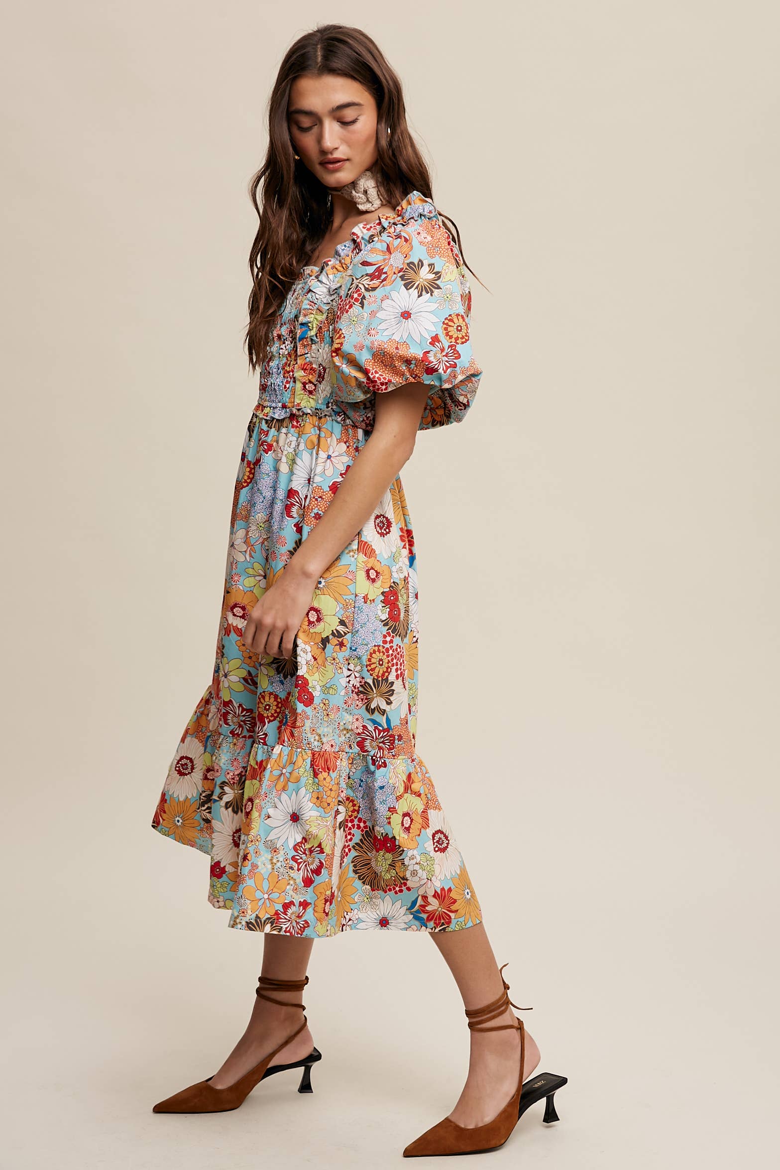 Forever Yours Vintage Flower Dress