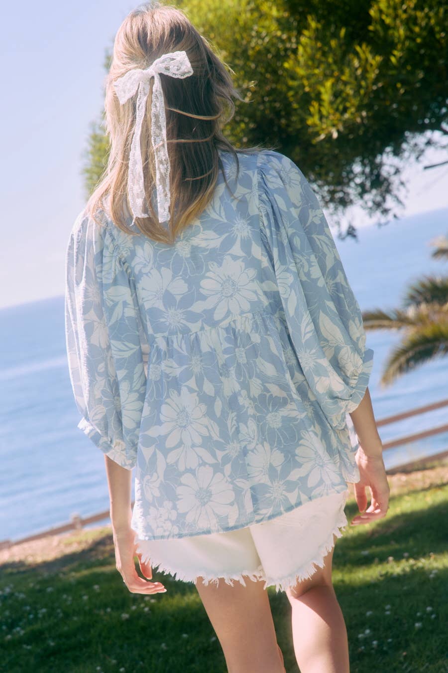 Linda's Floral Blouse