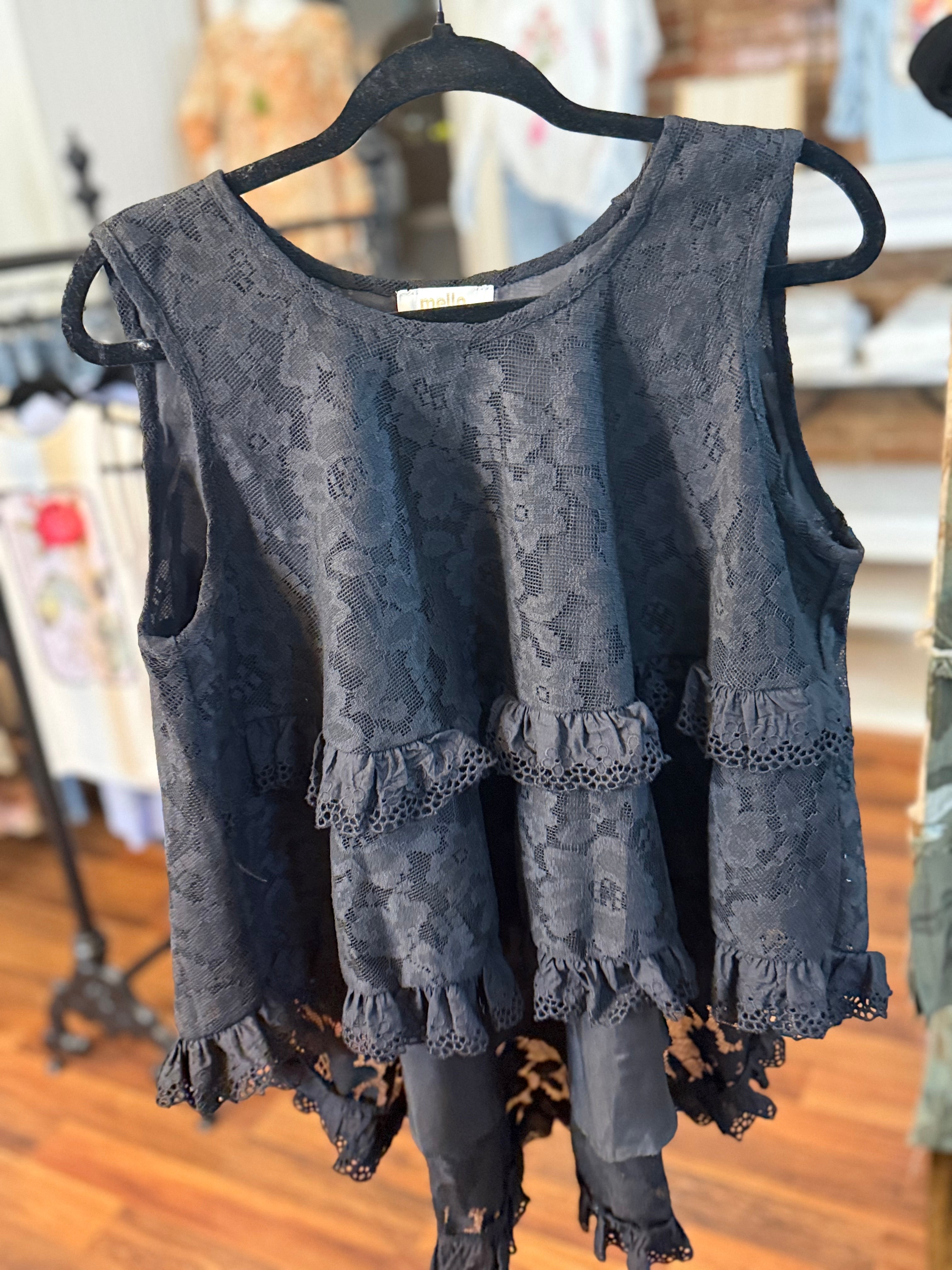 Grace Lace High-Low Tunic